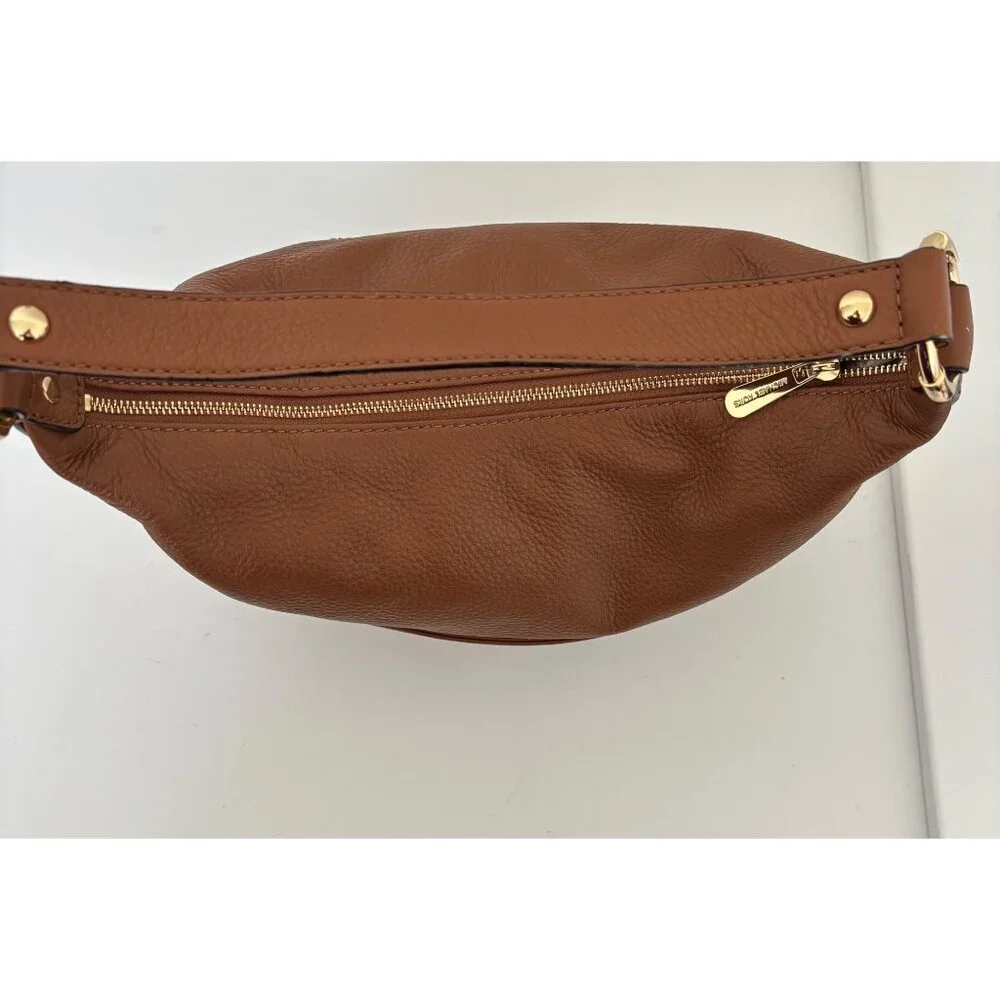 Michael Kors Pebbled Leather Bag Fulton Hobo Slouchy Boho Luxe Quiet Luxury - Picture 16 of 16